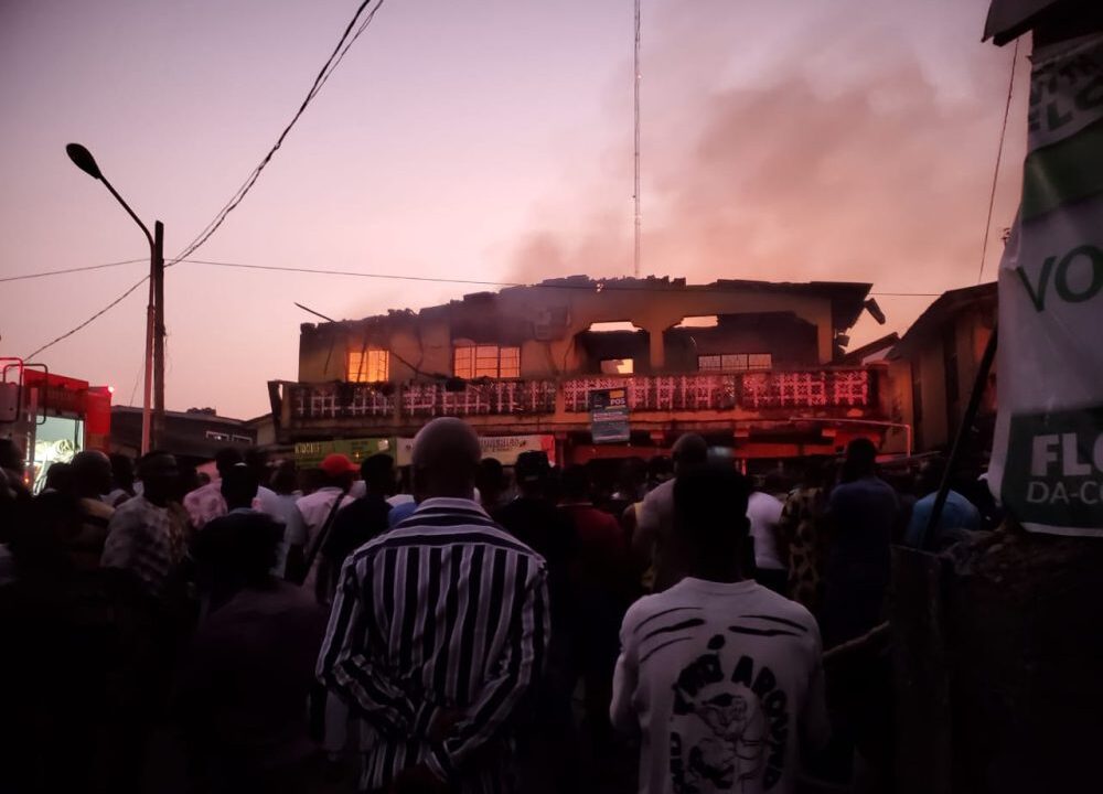 Fire razes two-storey building in Rivers, tenants seek help