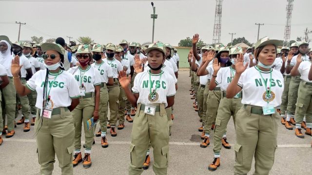 Buhari applauds NYSC at 50, Gowon for his foresight