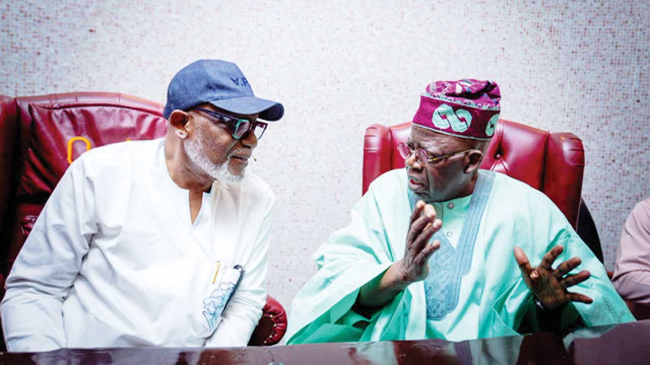 Recruit those with proven capability for your cabinet – Akeredolu Tells Tinubu