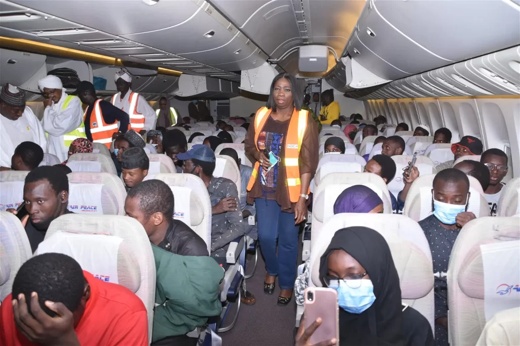 130 stranded Nigerians from Port Sudan arrive in Nigeria on Friday