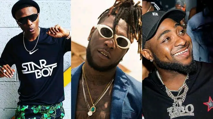 Fans choose Davido over Wizkid, Burna Boy as Nigerian musician who will do best concert ever