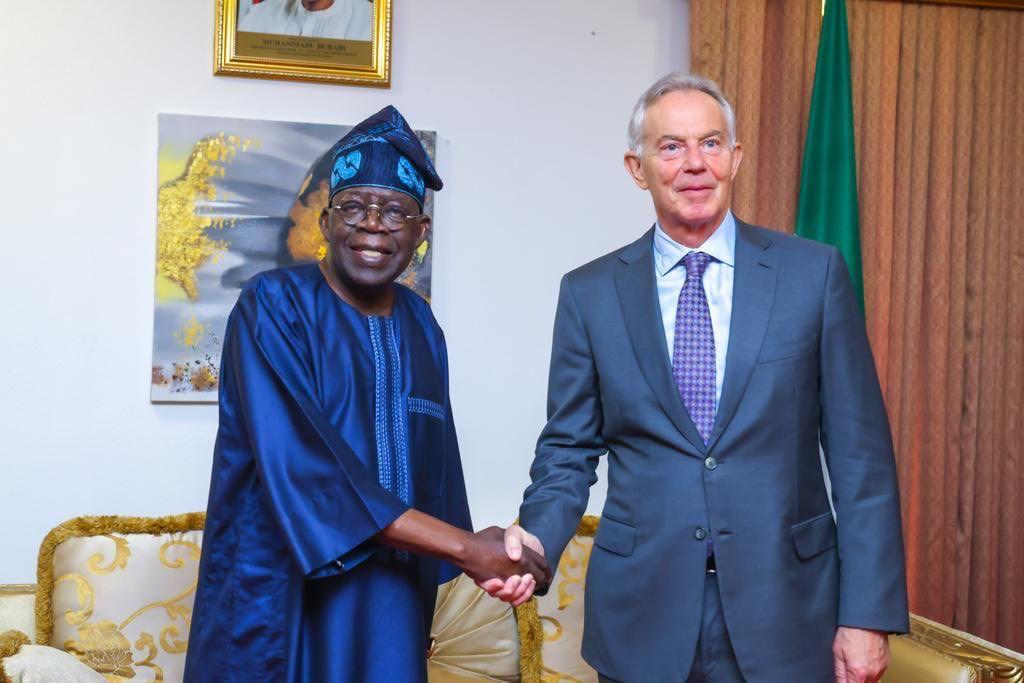 Former UK Prime Minister Blair offers to collaborate with Tinubu