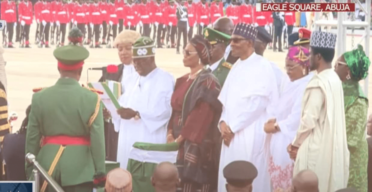 Breaking: Tinubu sworn in as President