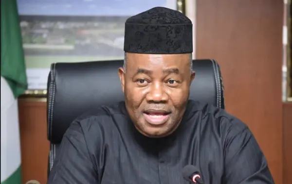 Breaking: Akpabio swears in senators-elect