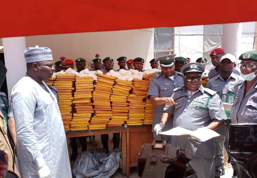 Kebbi customs intercept 371 packs of cannabis, 98 packs of diazepam