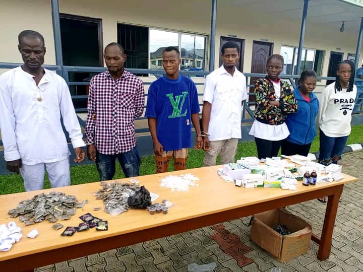 Delta Police Nab Seven Alleged Cocaine Cartel Members