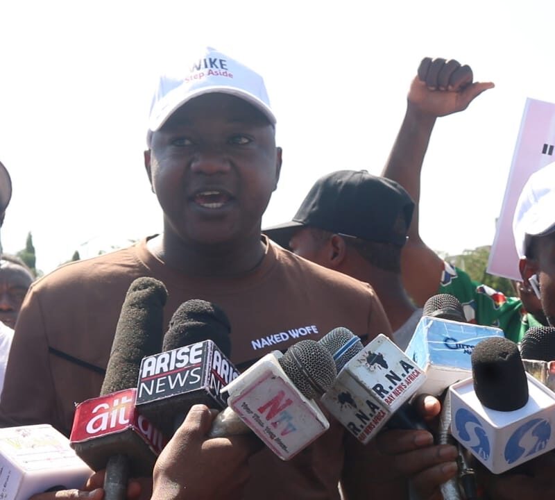 Resign Now, Massive Crowd Tells Wike As Protesters Storm National Assembly 