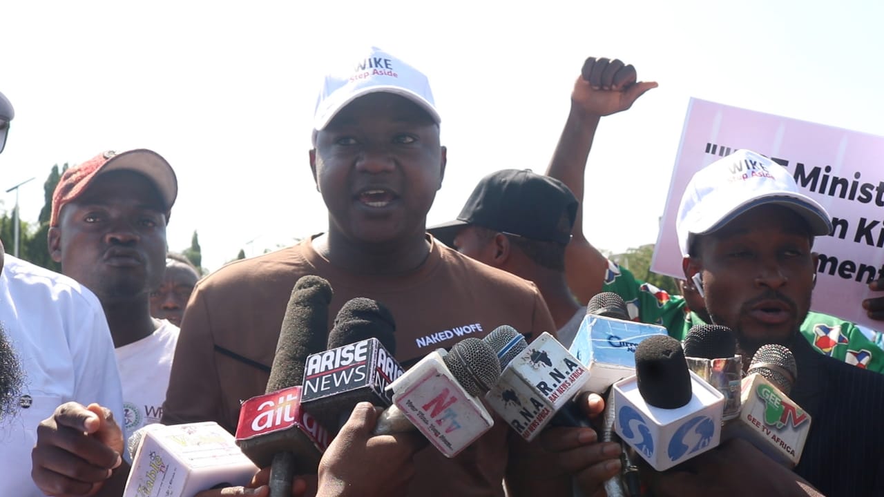 Resign Now, Massive Crowd Tells Wike As Protesters Storm National Assembly 