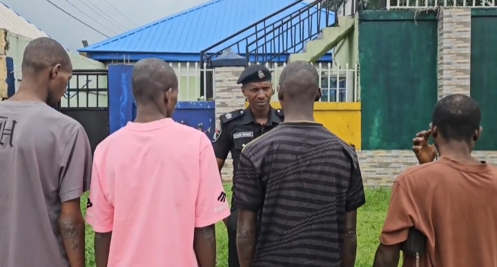 Police arrest four suspects laundering ransom money for kidnappers in Delta