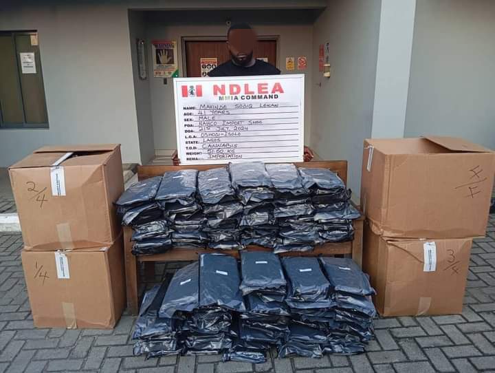 NDLEA recovers cocaine hidden in bizman’s sandals at Lagos airport