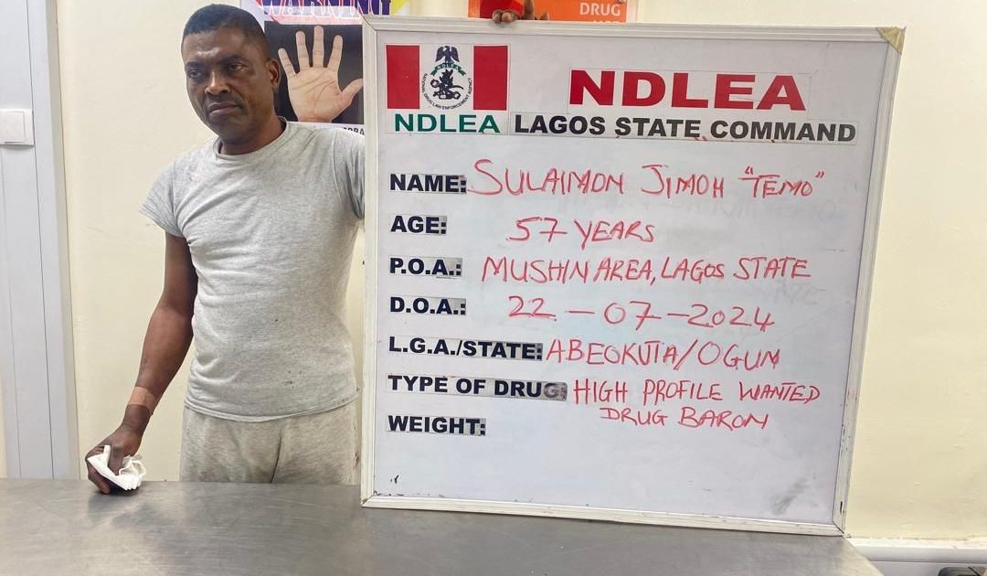 NDLEA arrests ‘wanted’ Lagos drug baron